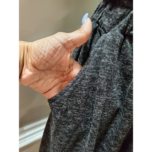 C Women's Solid Gray Polyester Round Neck Sleeveless Casual Jumsuits Size Small - Picture 5 of 16